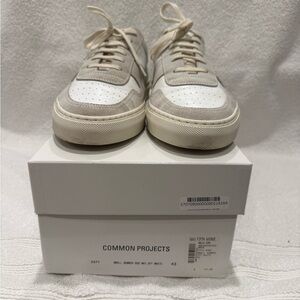 Common Projects BBall Summer Men's Cream and Gray Sneakers